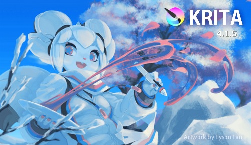 Krita passe en version 4.1.5