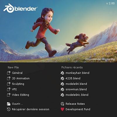 Blender 3D version 2.80